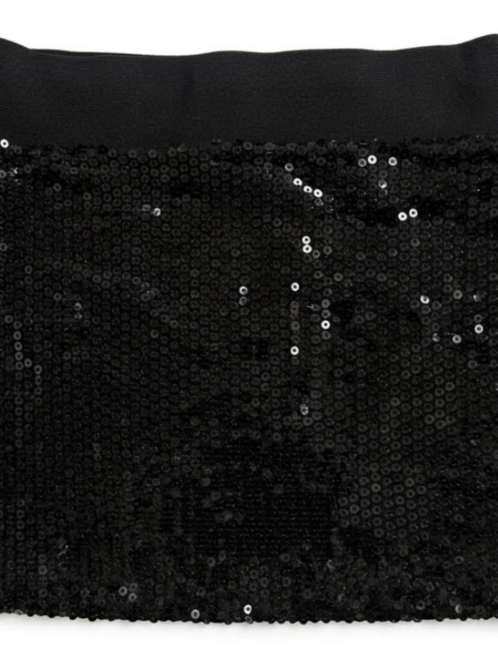 Lily White Y2K Black Sequin Mini Skirt Sequin skirt clubwear